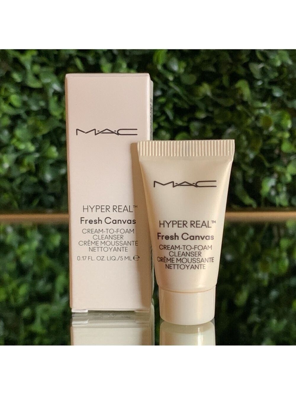 MAC Hyper Real Fresh Canvas Cream To Foam Cleanser Mini Travel Size | NEW